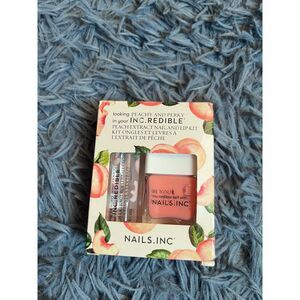Nails Inc Looking Peachy and Perky Nail Polish and Lip Kit